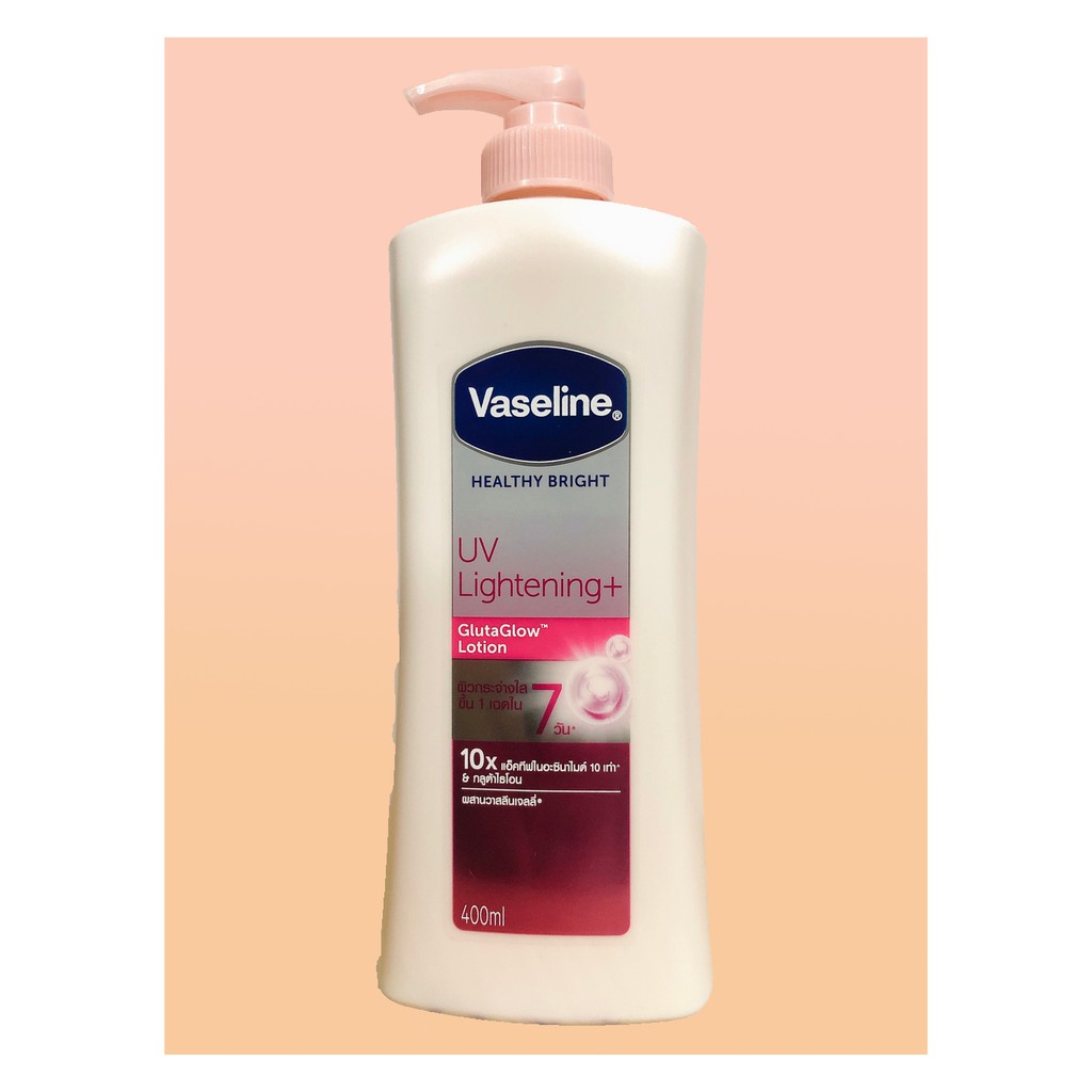 10x sữa dưỡng thể vaseline 400ml uv lightening 10x thái lan 5.0