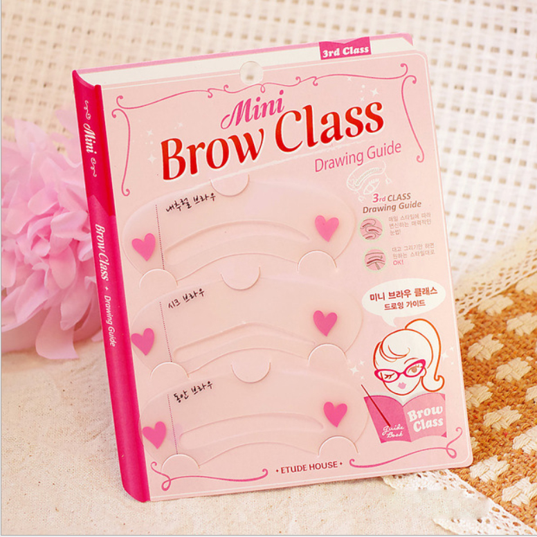 Bộ 3 Khuôn kẻ lông mày 3 hình dáng Brow Class