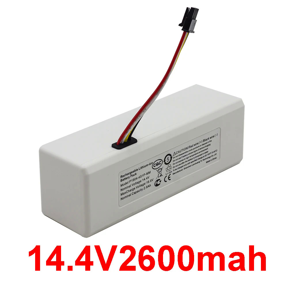Mớicho robot pin 1c p1904-4s1p-mm mijia mi máy hút bụi quét lau robot thay thế pin g1