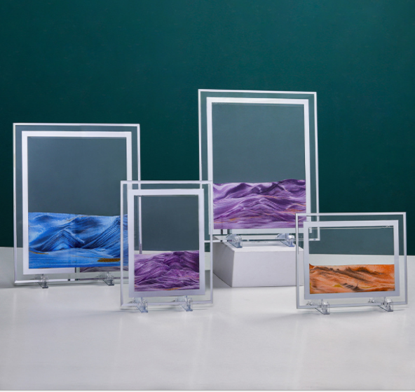 Tranh cát chảy 3D tạo hình nghệ thuật. Trang trí decor bàn làm việc CỠ LỚN