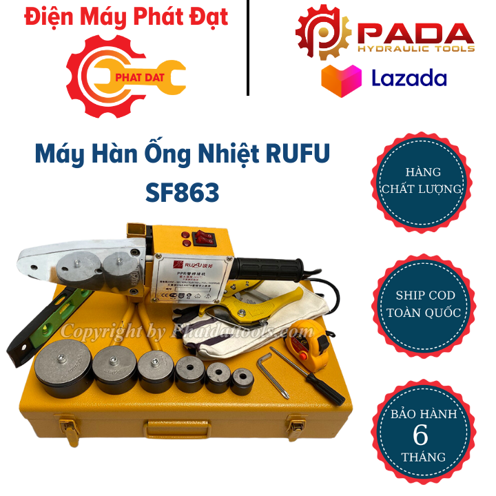 (GIẢM GIÁ) Máy Hàn Ống Nhiệt RUFU SF863 1500w Giá 920,000 Đồng*Miễn phí vận chuyển
