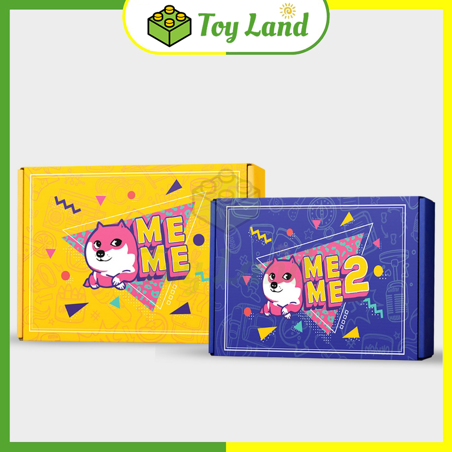 Bài meme 156 lá việt hóa board game bộ bài me me chất giấy dày trò chơi nhóm bạn xả stress giải trí