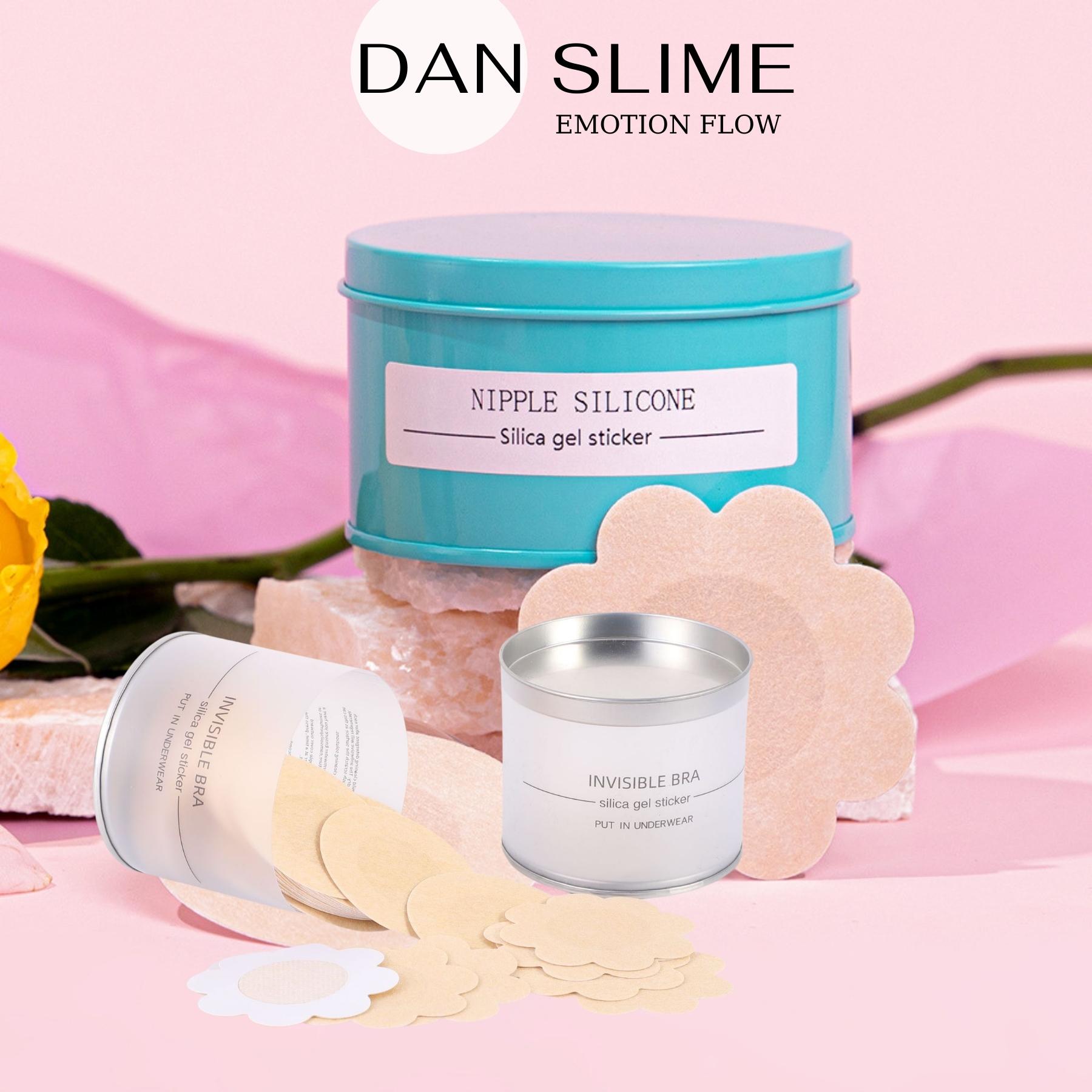 Miếng dán ngực giấy dán nhủ hoa dán đầu ti ngực dán núm vú hộp dán ngực bằng thiết dễ dàn bảo quảng hộp 60 miếng