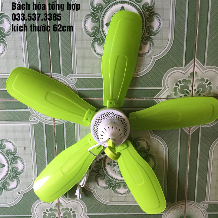 Quạt trần mini 5 cánh 62cm, quạt trần mini,quạt màn, quạt đuổi côn trùng, quạt trần,quạt mùng, quạt trần mini to, quạt trần mini siêu mát, quạt trần có móc treo.