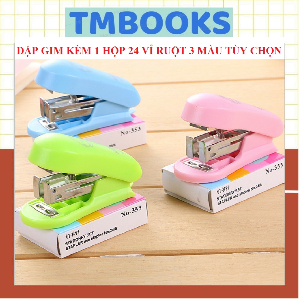 1 dập gim 10 kèm 1 hộp 24 vỉ ruột gim - hàng xịn công ty chuẩn 100 %