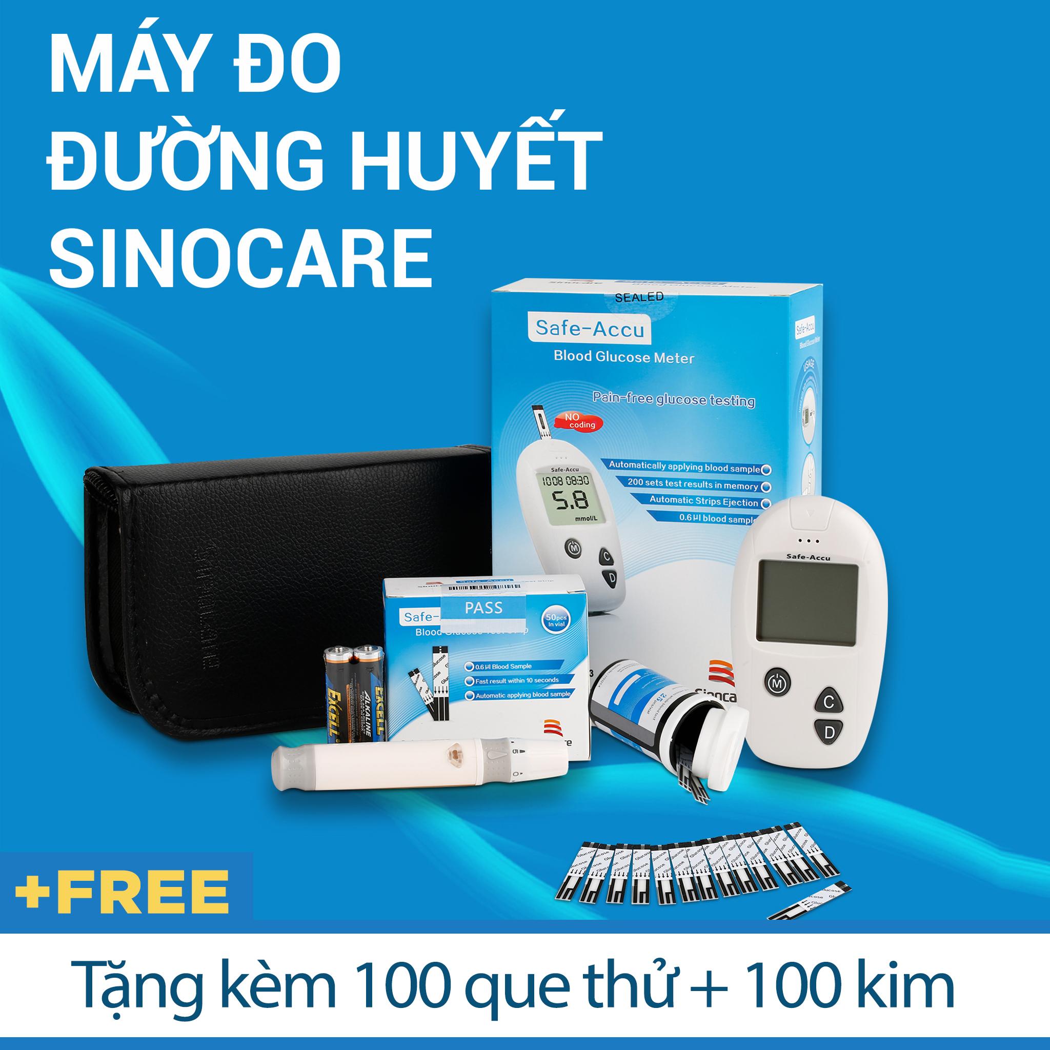 WeCare Sinocare Safe Accu Máy đo đường huyết