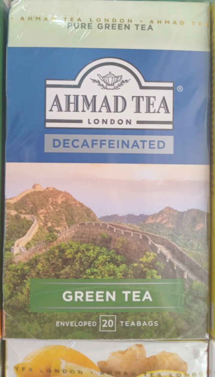 Trà ahmad trà xanh khử caffein 40g