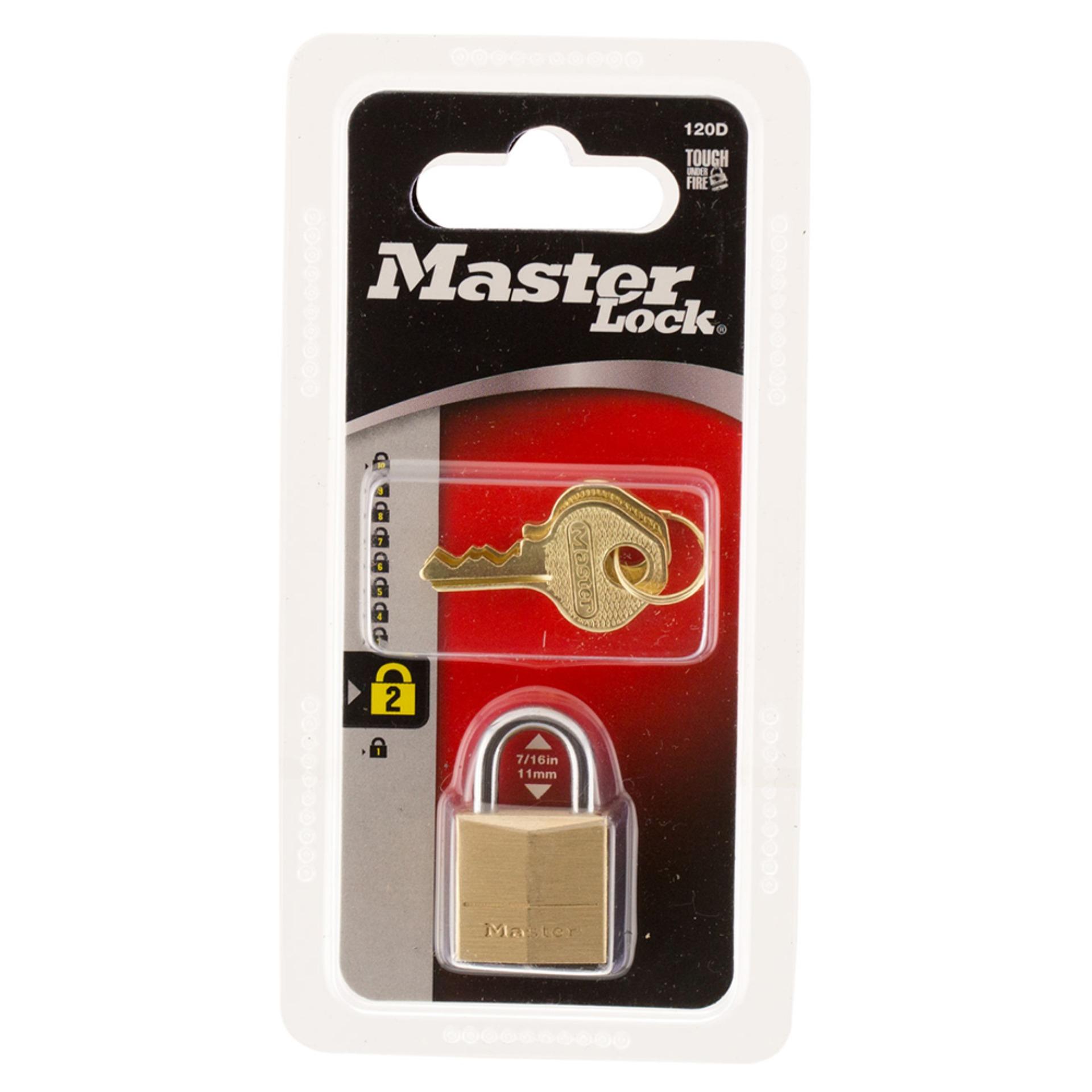 Ổ khóa vali master lock 120 eurd thân đồng rộng 20mm - luto shop
