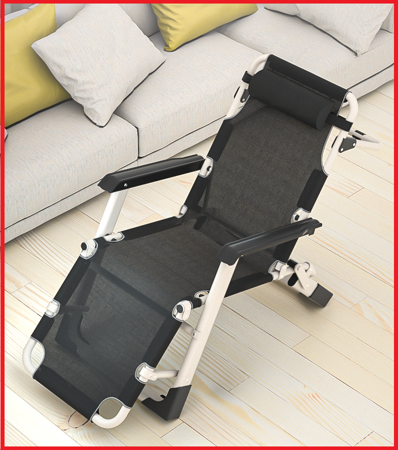 Ghế xếp thư giãn Easyrest, khung kim loại phủ sơn tĩnh điện, kích thước 185x70cm, tải trọng 150kg, Giường xếp văn phòng, tích hợp chế độ giường thông minh, nâng hạ đa chức năng, Ghế tựa lưng thư giãn, tặng kèm đệm 3D