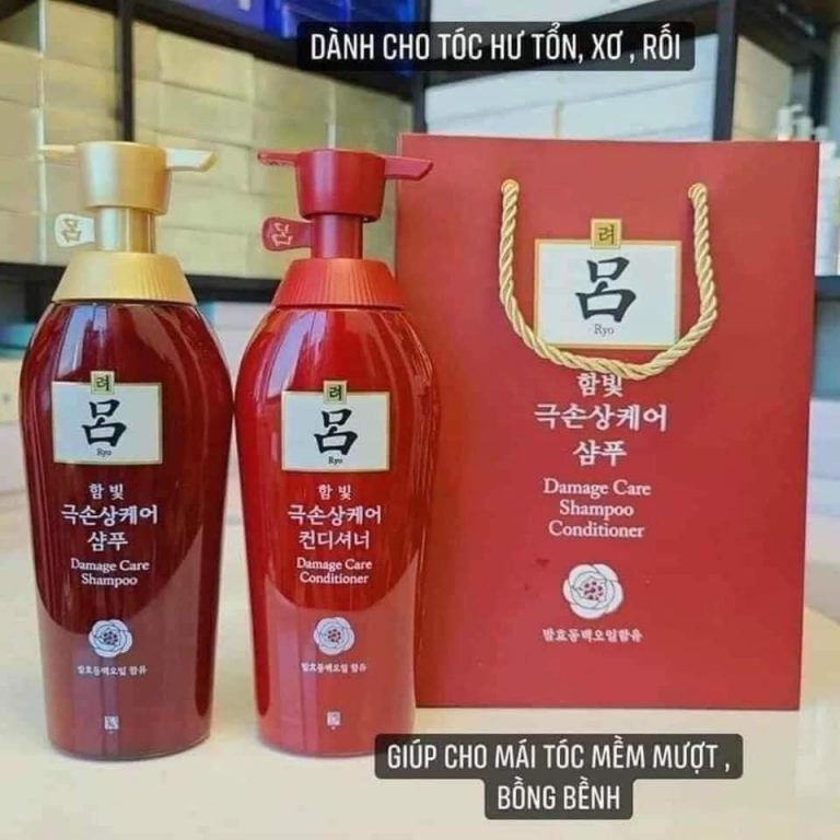 Bộ dầu gội ryo đỏ, nâu, xanh 500ml