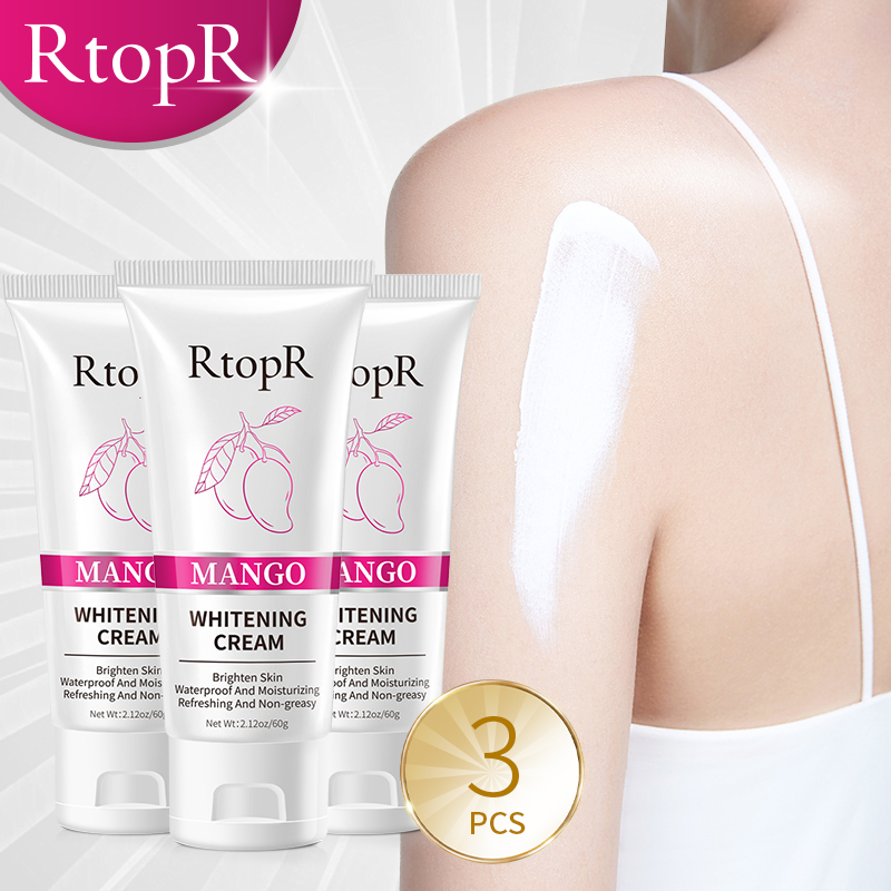  RtopR 3 chai Kem  chiết xuất xoài không nhờn dưỡng ẩm tái tạo làm trắng da dùng cho mặt và toàn thân - INTL 