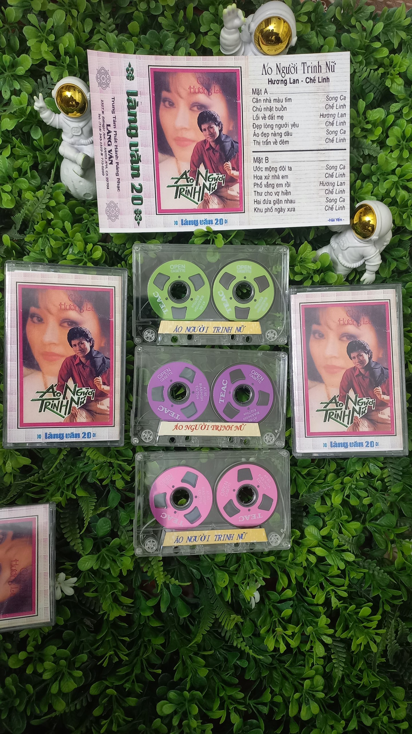 Băng cassette chế linh khay nhôm