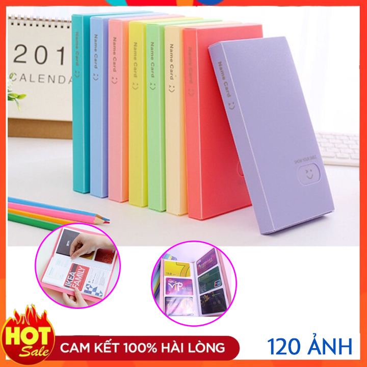 Album Đựng Ảnh Mini, Hộp đựng lomo card, Sổ đựng thẻ name card, Danh thiếp, túi đựng 120 hình album