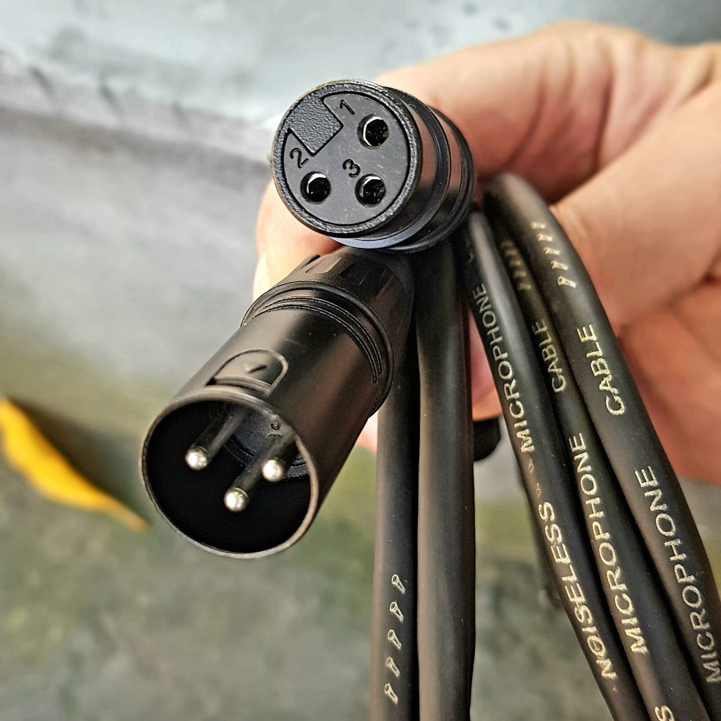Bộ 2 dây canon đực cái loại tốt dài 1m / kết nối từ vang ra đẩy | bh 12 tháng