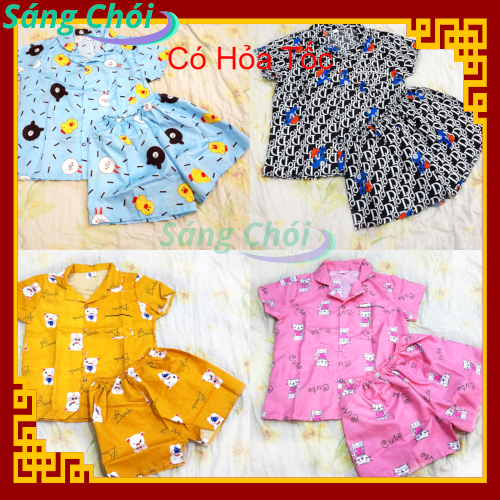 Đồ Bộ Pijama Tay Ngắn Quần Đùi Vải Kate Siêu Đẹp (Free Size 40 đến 60kg) - Đồ Ngủ Tay Cộc Pizama Nữ Pyjama - Beautiful Short Sleeves Short Pants Kate Fabric Pajamas Set (Free Size 40 to 60kg) - Sáng Chói