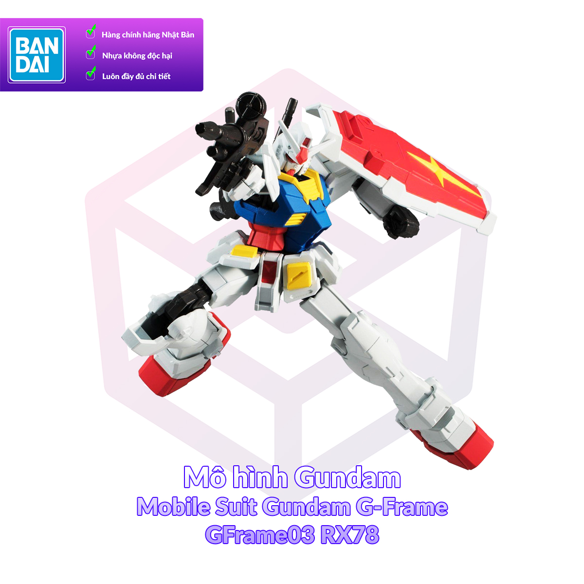 Mô Hình Gundam Bandai Mobile Suit Gundam G Frame 03