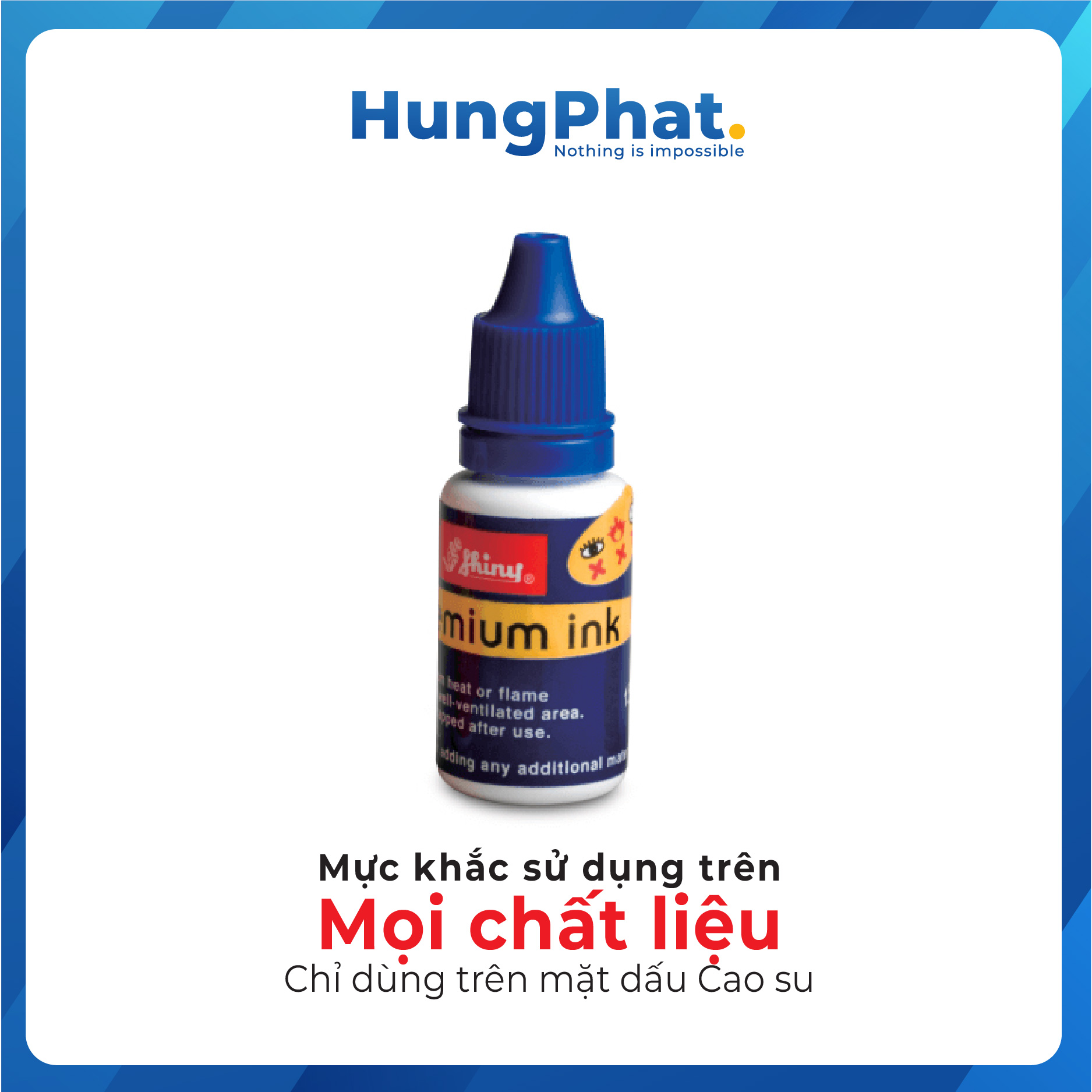 Mực dầu shiny đóng trên mọi chất liệu 15ml, shiny si1, si2, si3