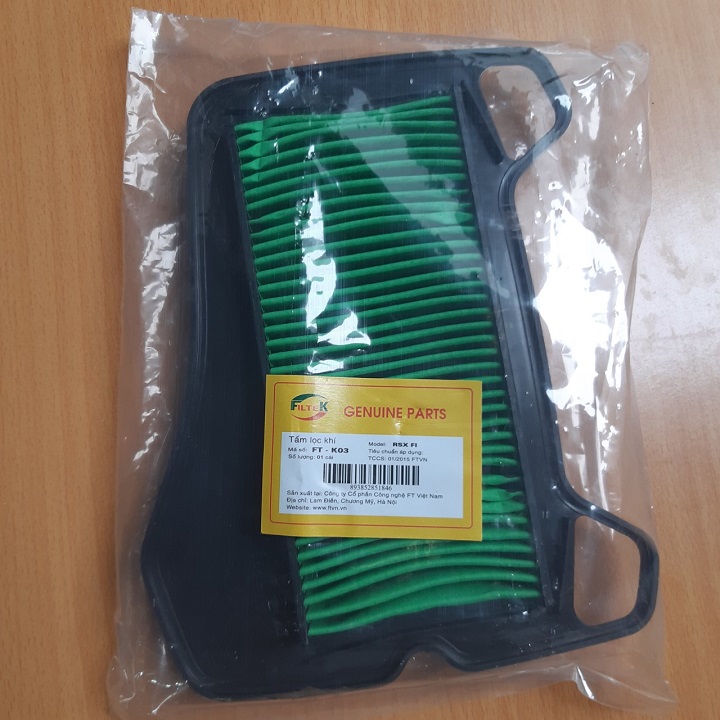 Lọc gió xe máy giúp cải thiện động cơ Wave RSX Fi 2 tai