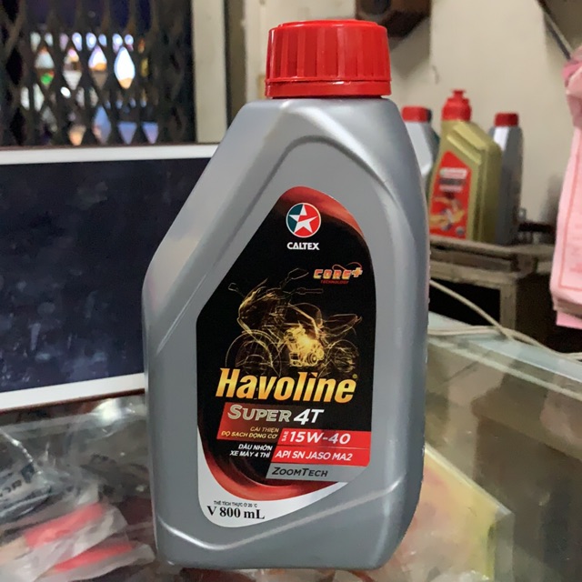 Dầu nhớt xe số Caltex® Havoline Super 4T