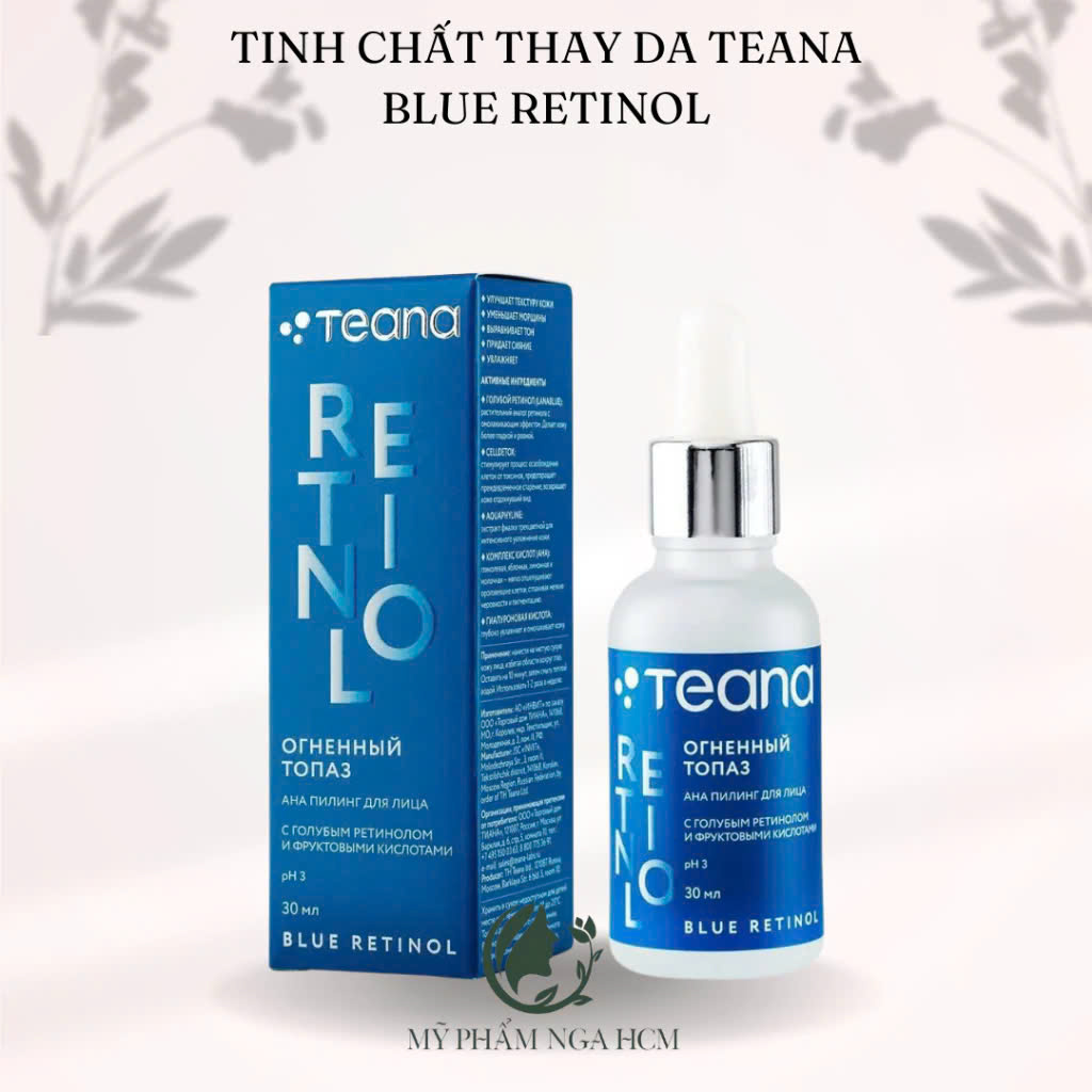 Peel da nhẹ Teana Retinol (tím) sáng da, giảm mụn