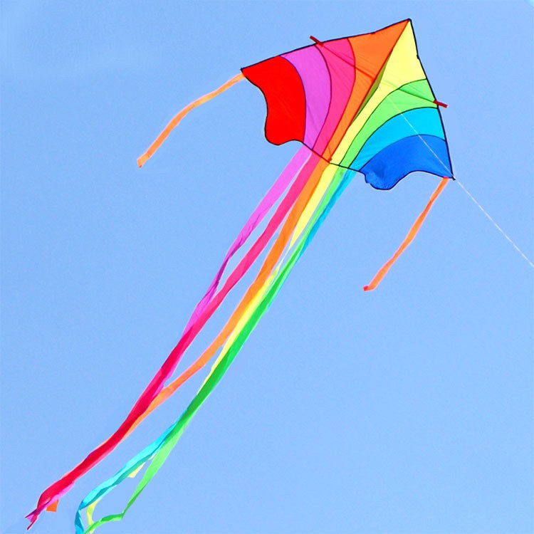 [HCM]COMBO 1 TẶNG 1 - Diều 7 ĐUÔI CẦU VỒNG + TẶNG KÈM TAY CẦM THẢ DIỀU 150 MÉT DÂY - ẢNH THẬT