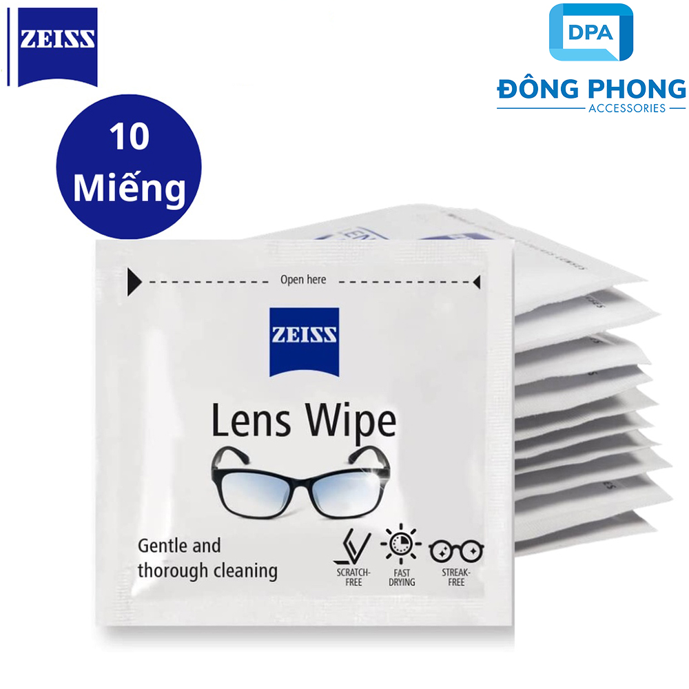 Combo 10 Khăn Lau Lens, Vệ Sinh Đồ Điện Tử Cao Cấp Carl Zeiss