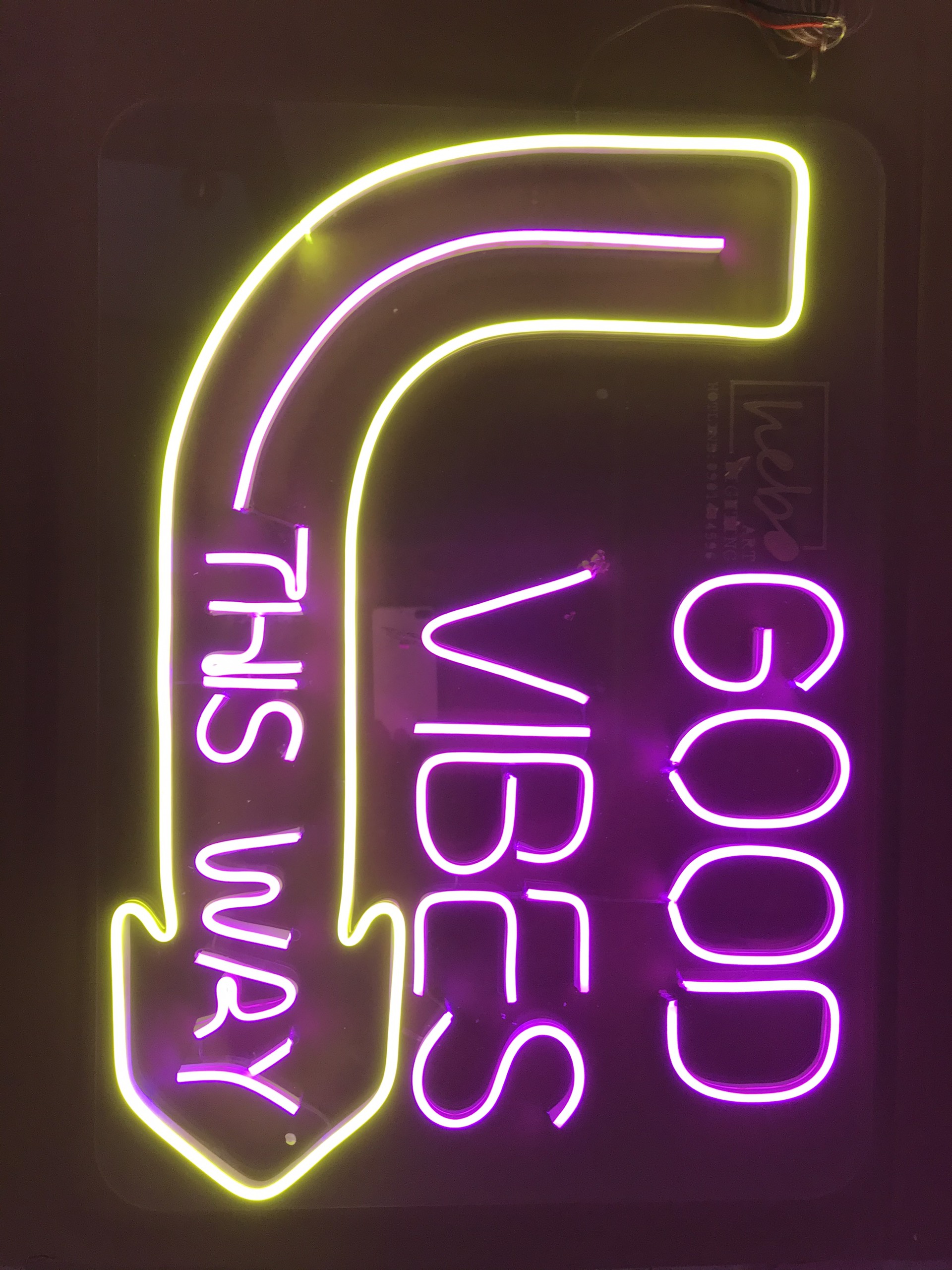 [HCM]Đèn Flex Neon Sign GOOD VIBES uốn chữ hình theo yêu cầu