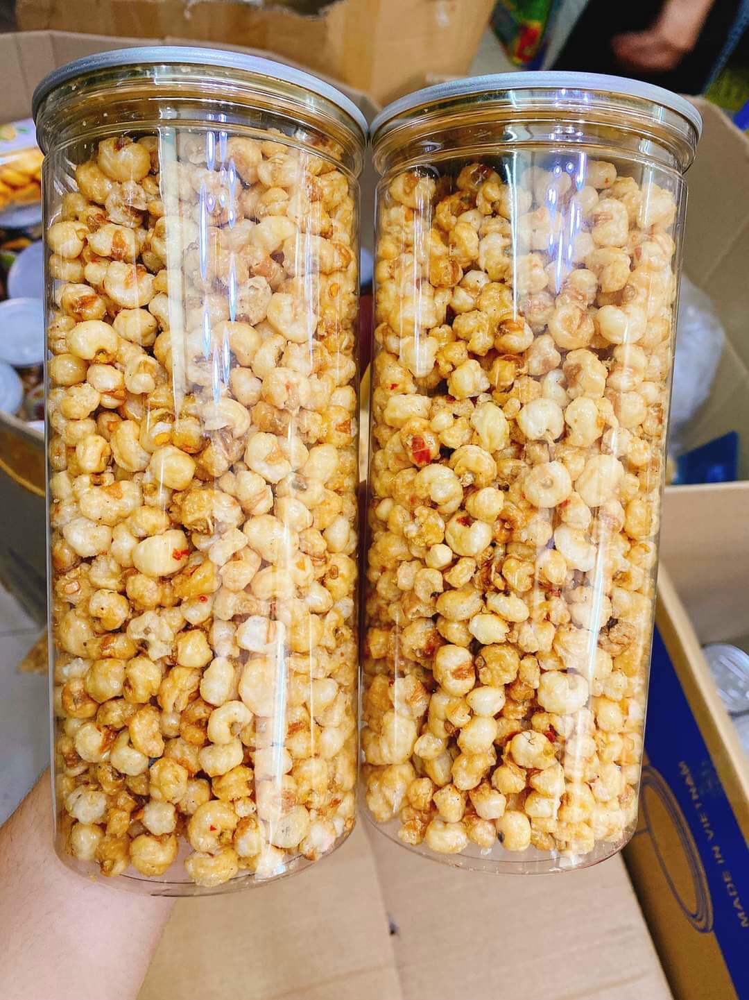 Bắp rang nước mắm 300g cay thơm ngon rẻ - ghiền