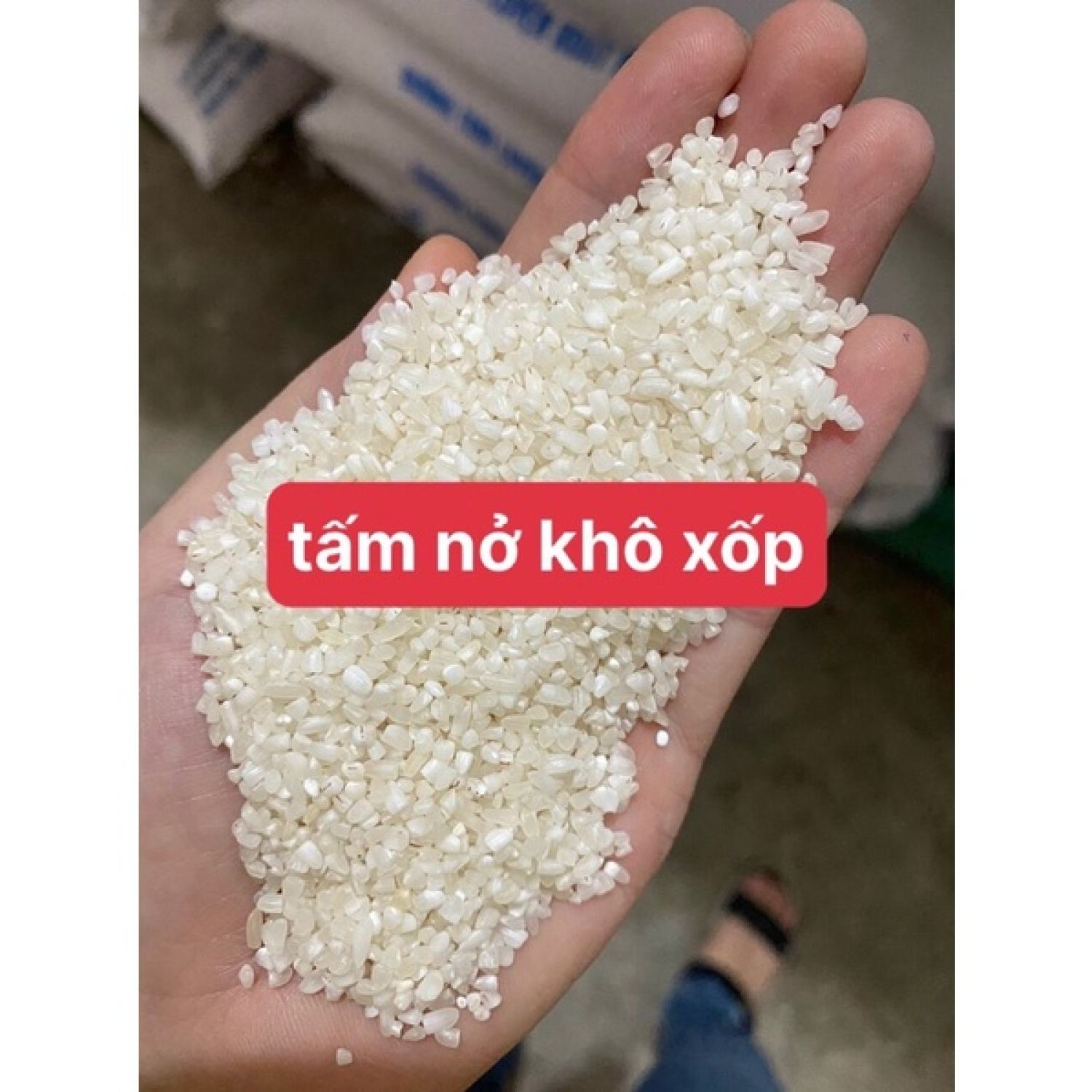 2kg gạo tấm nở khô xốp cơm