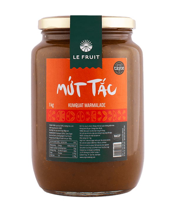 Mứt Tắc Từ Trái Cây Tươi Le Fruit Organic 1kg