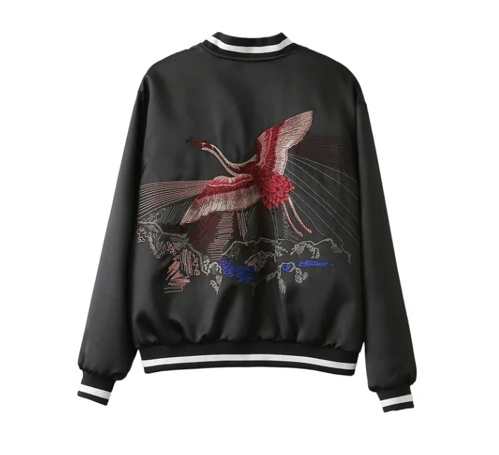 Áo Khoác  Nam Nữ Áo Khoác Thêu Áo Khoác Sukajan Jacket Cho  Nam Nữ Áo Khoác Bomber Nam Nữ Thêu mặc được 2 mặt Thời Trang