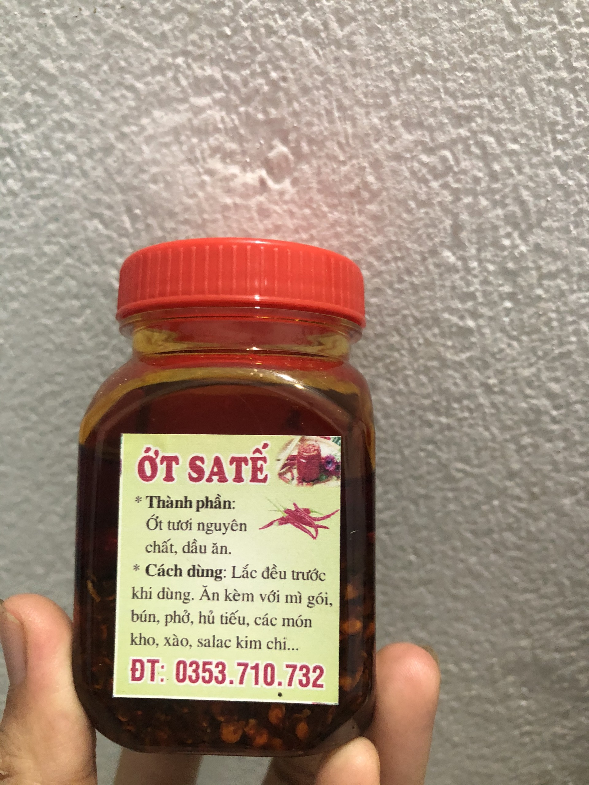 Ớt sa tế hũ 150g