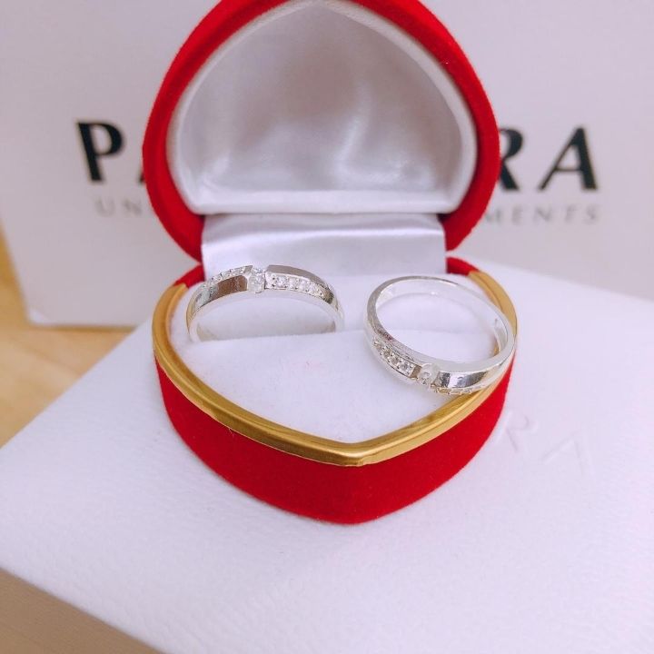Nhẫn đôi nhẫn cặp JQN bạc 925 cao cấp sáng đẹp D01 | Lazada.vn