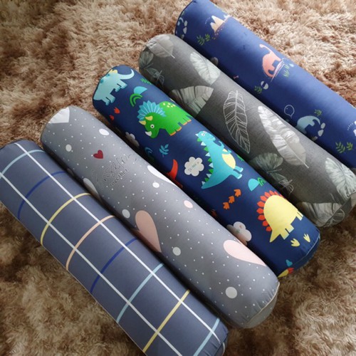 Gối ôm người lớn cotton 100% loại đẹp có khóa kéo, 30x95cm