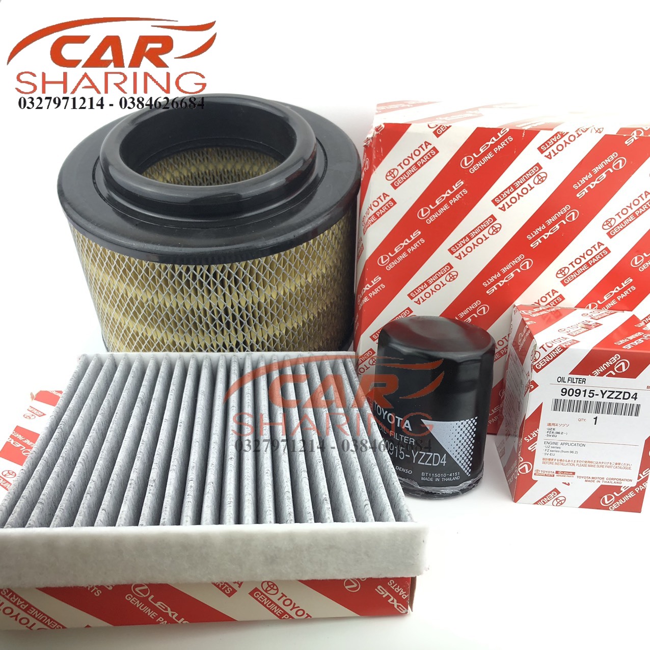 Lọc gió điều hòa Vios, Altis, Camry, Yaris, Innova 01-16, Fortuner 01-16, Hilux 01-16 , veloz (than hoạt tính)