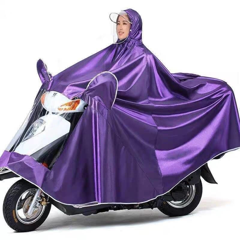 Áo mưa phản quang 1 đầu, áo mưa phản quang có kính che mặt, áo mưa có phản quang, áo mưa phản quang thời trang, áo mưa đi đêm -Shoptuankiet