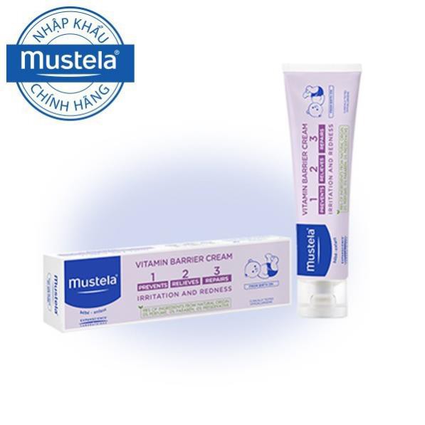 Kem Làm Dịu Và Ngăn Ngừa Hăm Tã Mustela 123 Vitamin Barrier Cream
