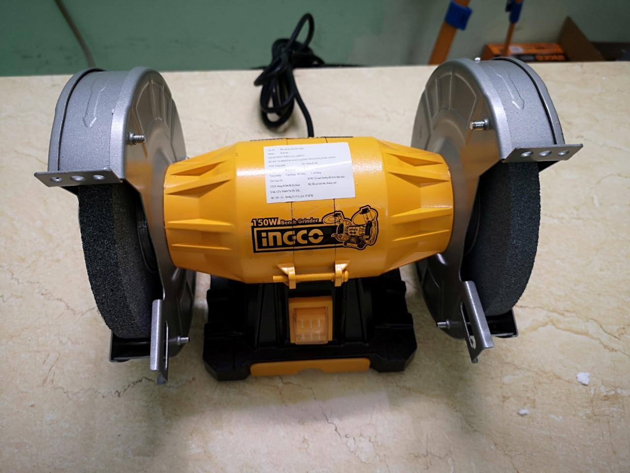 6inch máy mài để bàn 2 đá 150w ingco bg61502