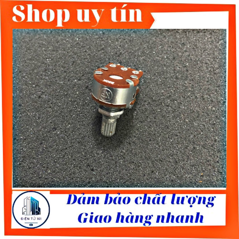 Biến trở KP đôi 50k Triết Áp Đài Loan ,hàng KP chính hãng volume amply cao cấp có nấc bi