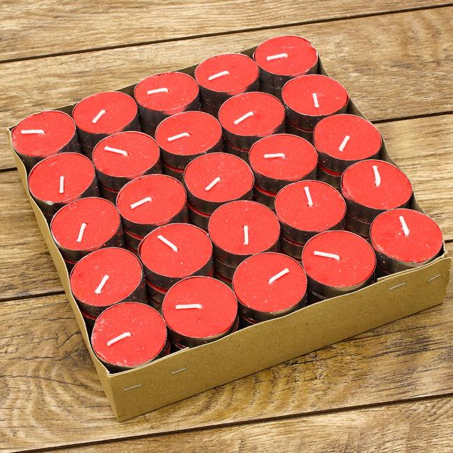 [HCM]Combo 10 Hộp 100 Viên Nến Tealight Thiên Thanh Cháy 2.5h ( Trắng Đỏ Vàng )