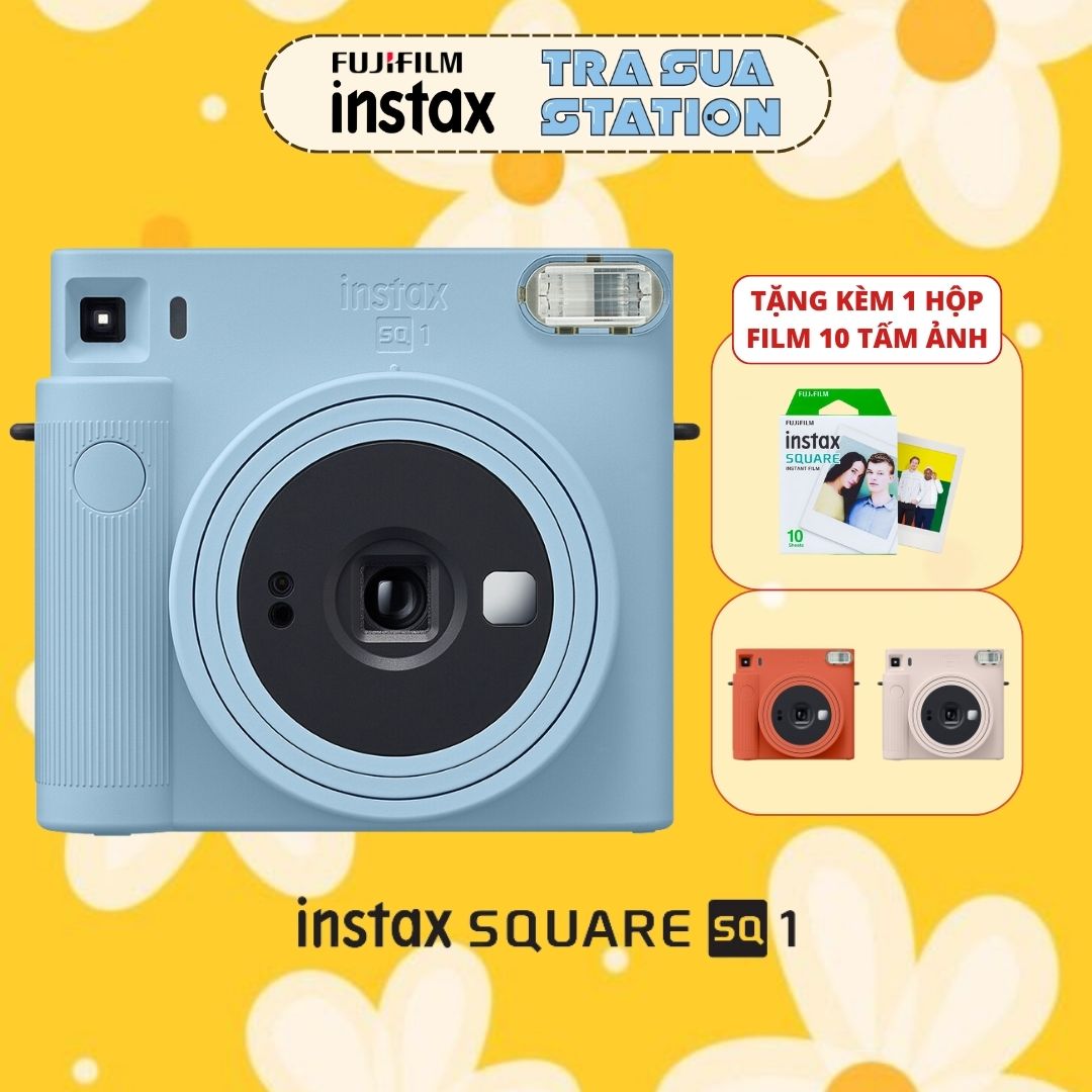 Máy chụp ảnh lấy liền fujifilm instax square sq1 - máy ảnh lấy ngay chính hãng fujifilm - tặng kèm 10 films - bảo hành 1 năm chính hãng