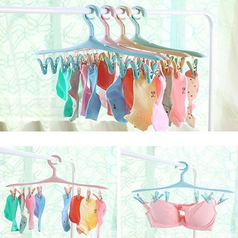 Móc treo quần áo 8 kẹp nhựa Duy Tân - TINI KIDS PLAZA