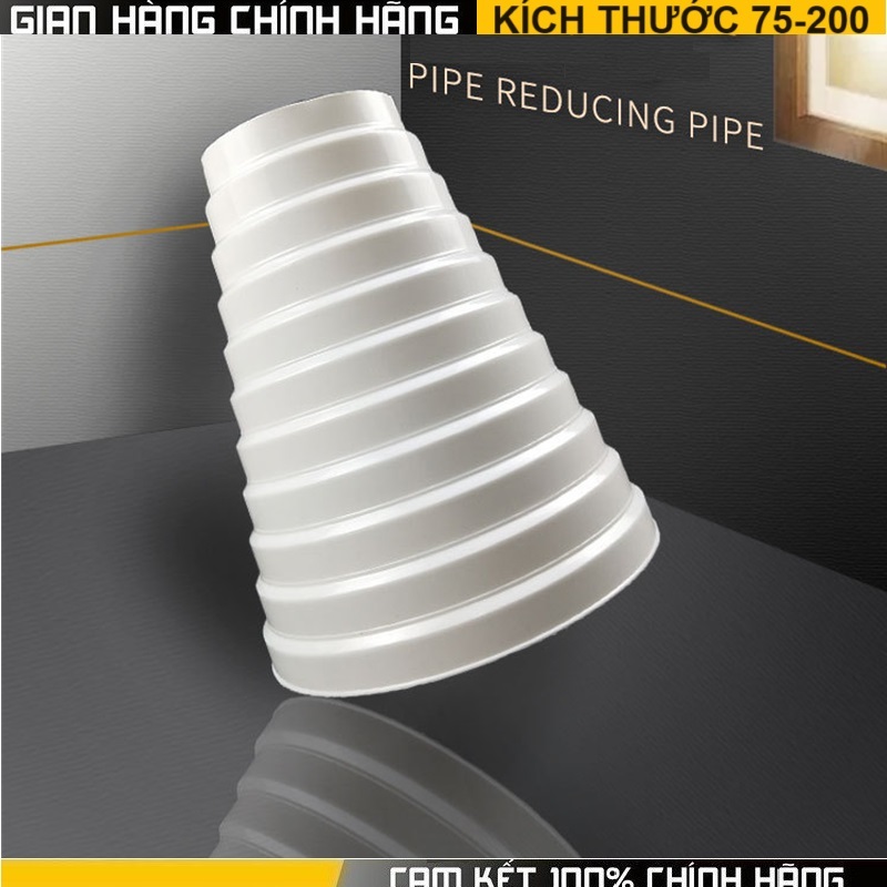 Côn thu,phễu thu ống quạt thông gió hút mùi kích thước 80-200mm