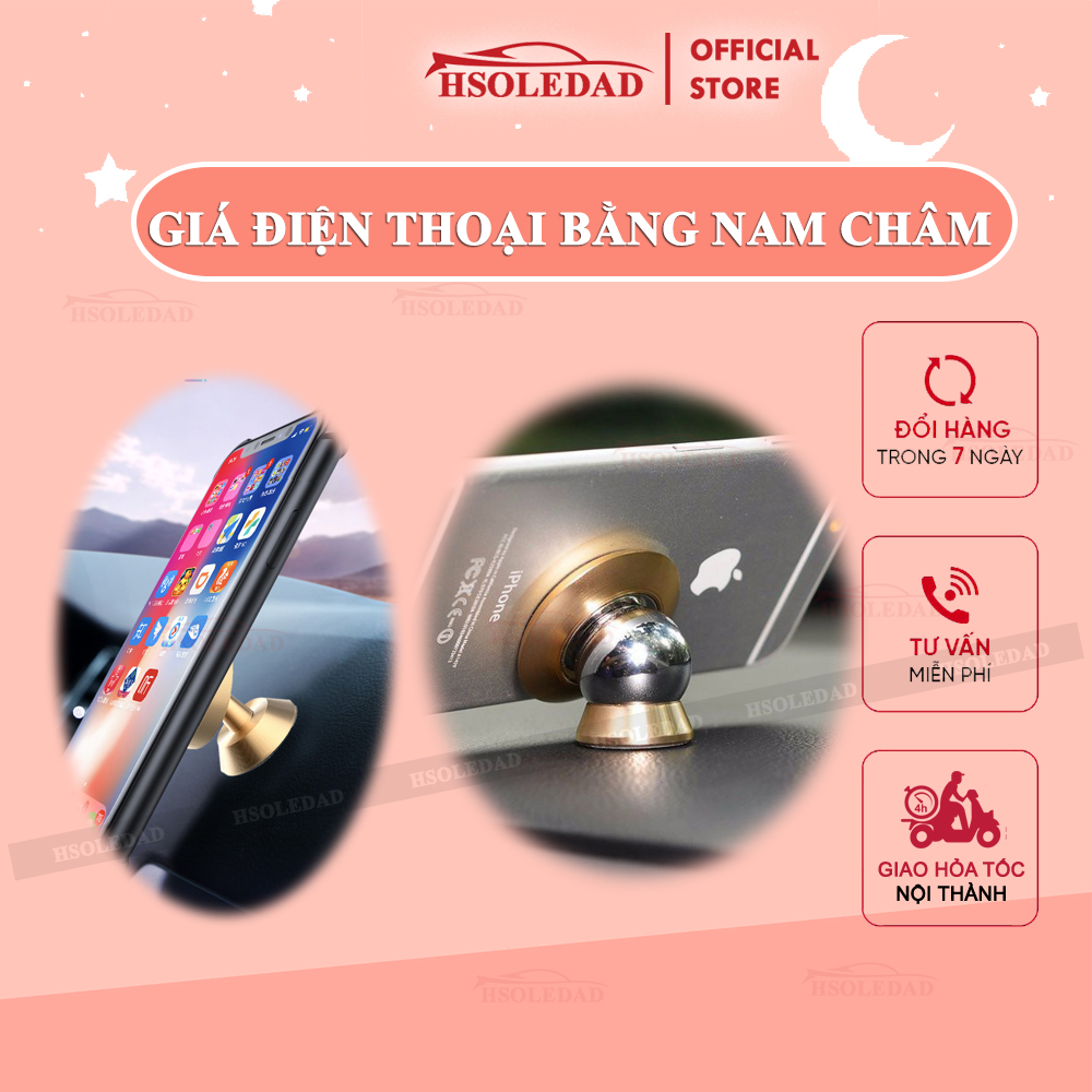 Giá đỡ điện thoại nam châm trên ô tô