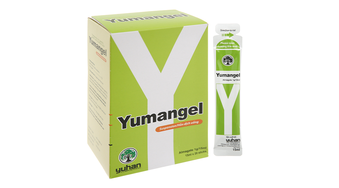 Yumangel hộp 20 gói cải thiện viêm loét dạ dày tá tràng ợ nóng nôn