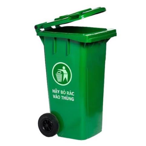 Thùng rác công nghiệp 120l - thùng rác công cộng - thùng rác nhựa hdpe 60l, 120l, 240l, 660l msp: thr120l