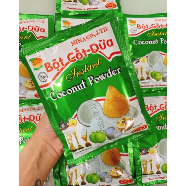 Bột cốt dừa mina gói 50g