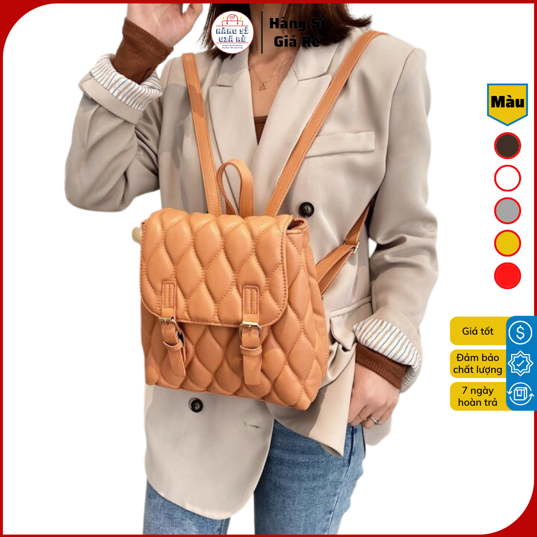 [ LOẠI TỐT ] Túi Đeo Chéo/BaLo Khóa Nịt Cỡ Lớn Kèm 2 Dây Đeo Chéo/ TÚI XÁCH NỮ TÚI ĐEO CHÉO NỮ ĐỰNG ĐIỆN THOẠI / túi da đựng điện thoại ví tiền siêu hót