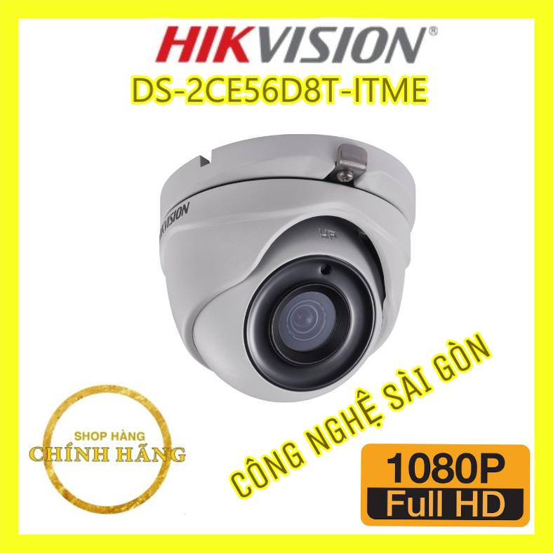 Camera hd-tvi dome hồng ngoại 2.0 megapixel hikivision ds-2ce56d8t-itme