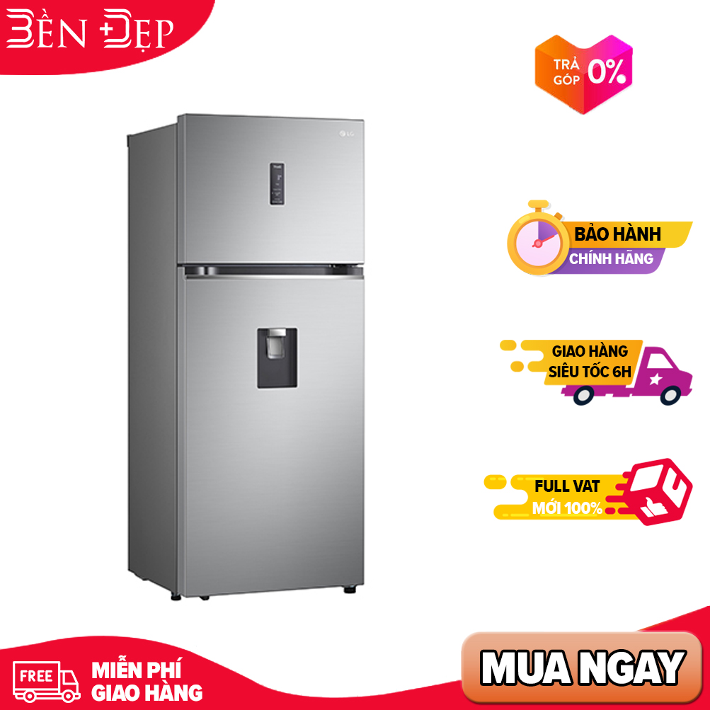 Tủ lạnh lg inverter 394 lít gn-d392psa